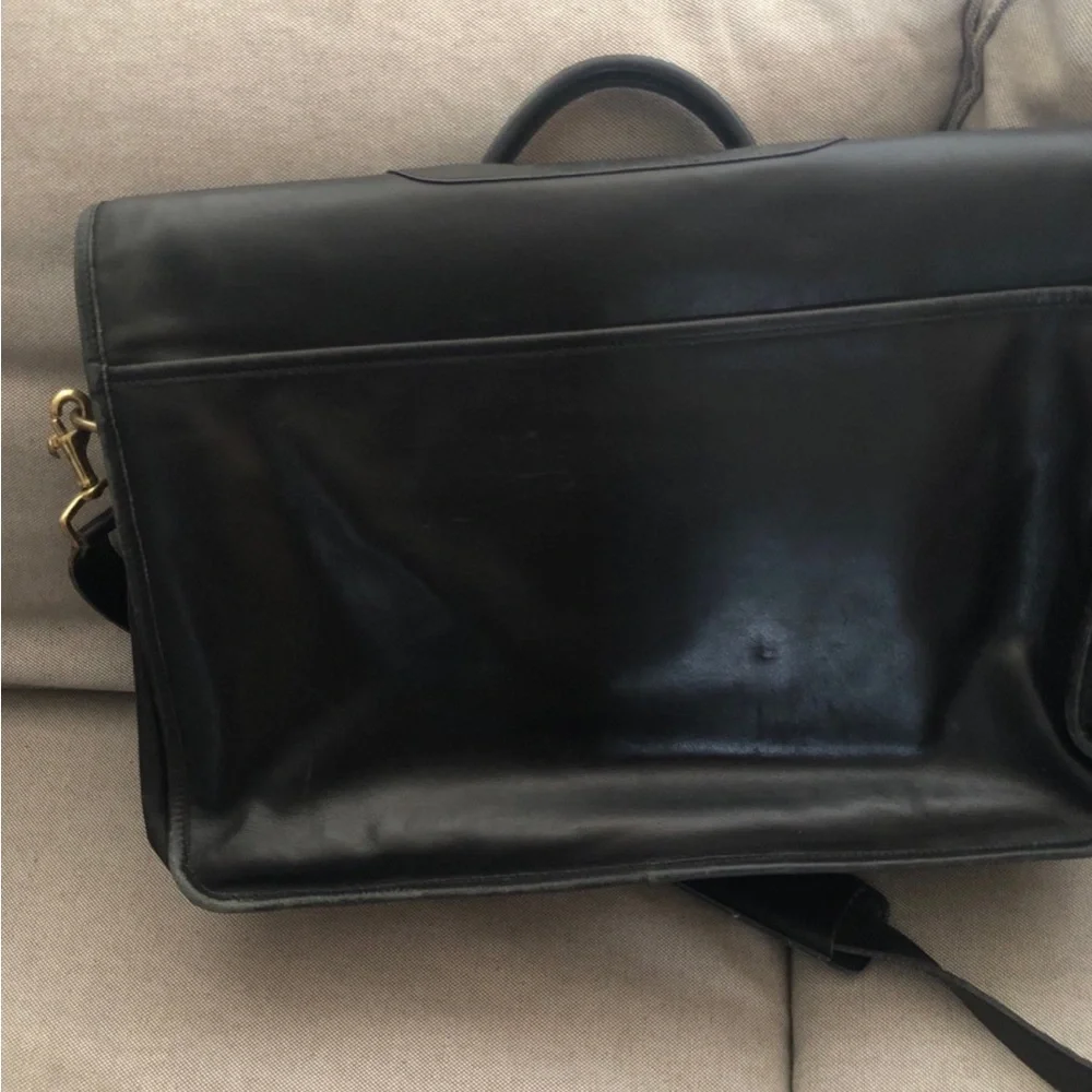 Vintage Y2K Coach Black Briefcase. - Picture 3 of 8